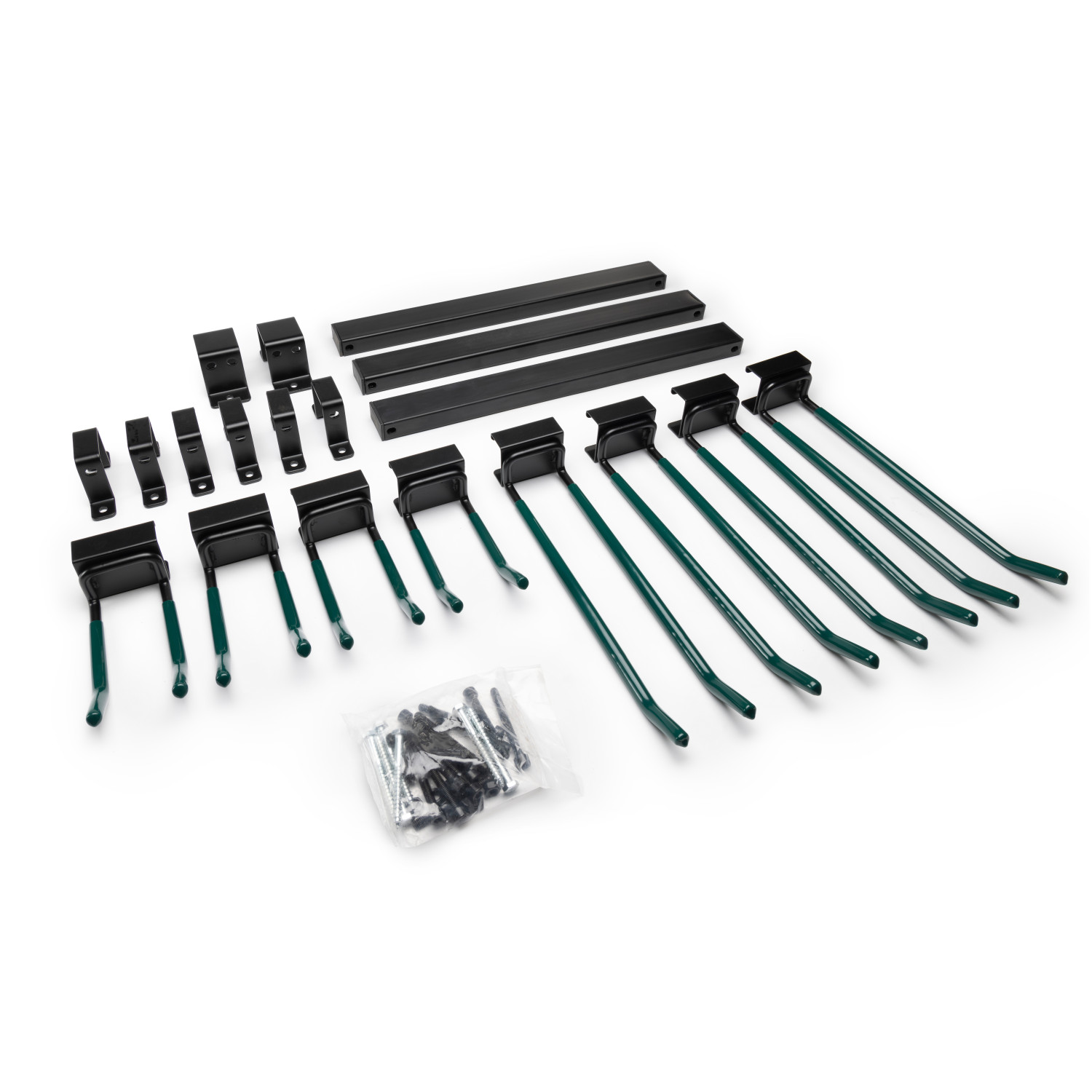 Industrial Grade 48" Garage Tool Organizer with 8 Hooks, 720 lbs. Total Holding Weight Industrial Grade 48" Garage Tool Organizer with 8 Hooks, 720 lbs. Total Holding Weight 3